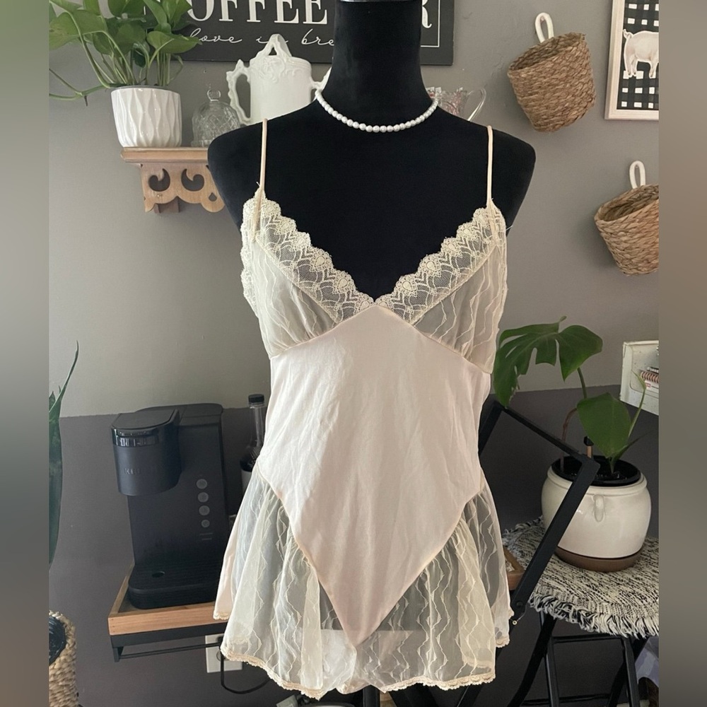 Vintage 60s-70s era Lingerie Romper
